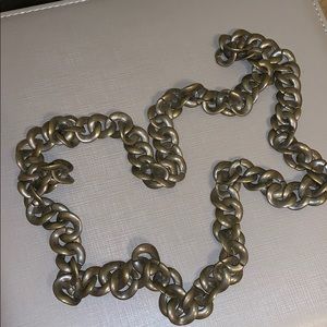 Heavy chain necklace